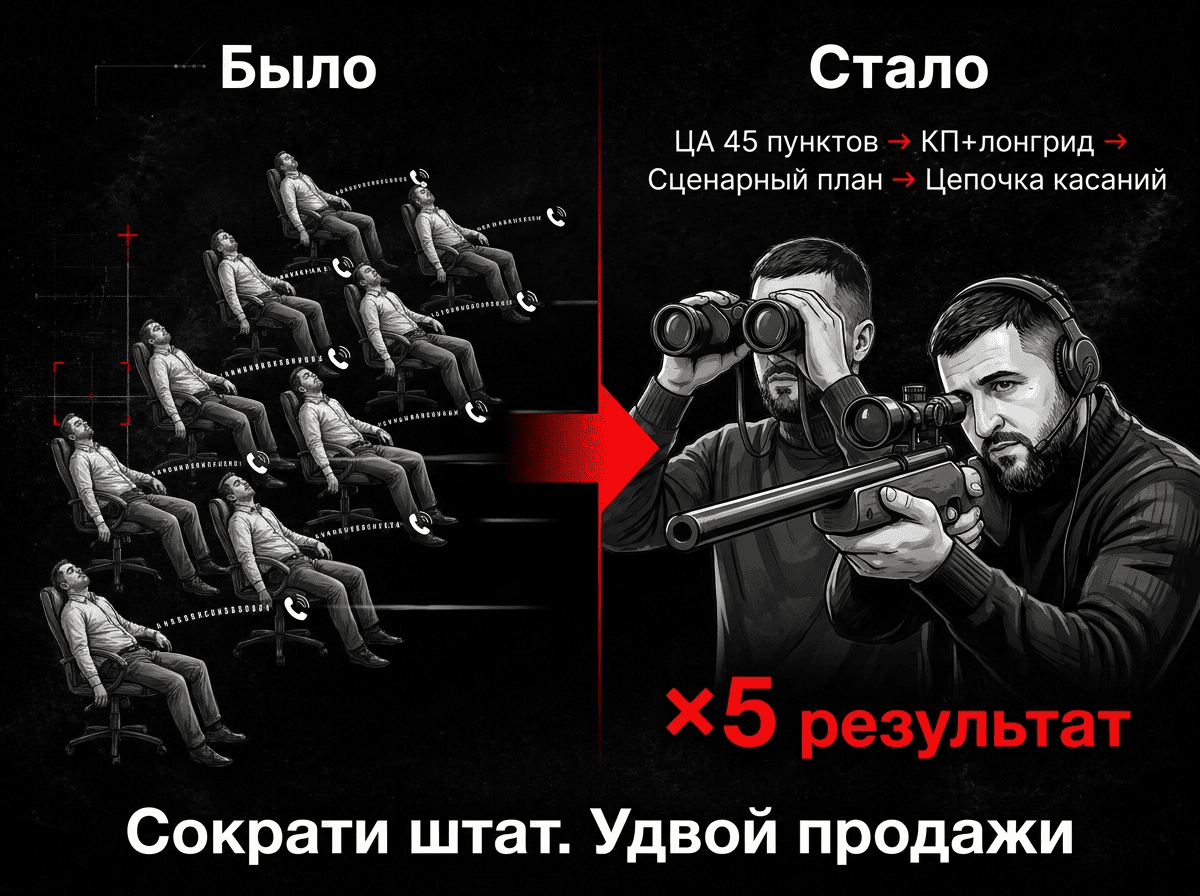 Повышение эффективности отдела холодных звонков B2B